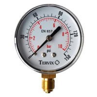 Манометр Tervix Pro Line 80 0-10 бар 1/2" радіальний