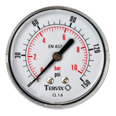 Манометр Tervix Pro Line 50 0-6 бар 1/4" аксіальний