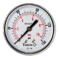 Манометр Tervix Pro Line 63 0-10 бар 1/4" аксіальний
