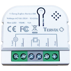 Розумний вимикач Tervix Pro Line ZigBee Switch (1 клавіша / розетка)