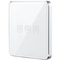 Розумна сенсорна кнопка-вимикач Tervix Pro Line ZigBee Touch Switch (3 клавіші), на батар.