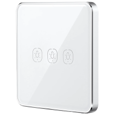 Розумна сенсорна кнопка-вимикач Tervix Pro Line ZigBee Touch Switch (3 клавіші), на батар.