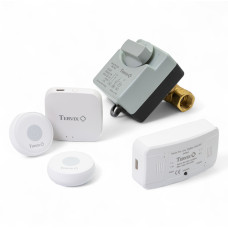 Система захисту від потопу для розумного будинку Tervix ZigBee Water Stop на 1 трубу 1/2"